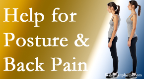 Poor posture and back pain are linked and find help and relief at Aurora Chiropractic Center.