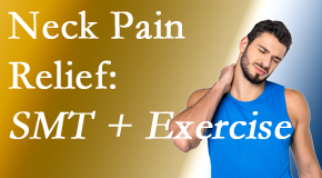 Aurora Chiropractic Center offers a pain-relieving treatment plan for neck pain that includes exercise and spinal manipulation with Cox Technic.