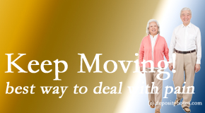 Aurora Chiropractic Center encourages exercise for its anti-aging affects as well as its positive pain-coping effects. 