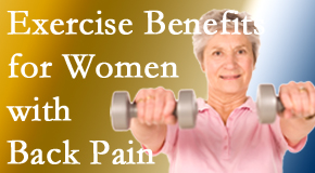 Aurora Chiropractic Center shares new research about how beneficial exercise is, especially for older women with back pain. 