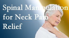 Aurora Chiropractic Center delivers chiropractic spinal manipulation to decrease neck pain. Such spinal manipulation decreases the risk of treatment escalation.