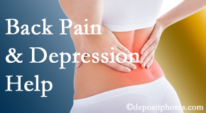 Juneau depression related to chronic back pain often resolves with our chiropractic treatment plan’s Cox® Technic Flexion Distraction and Decompression.