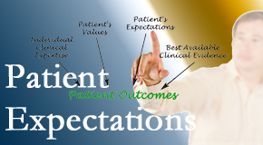 Aurora Chiropractic Center strives to meet realistic patient expectations when it comes to conservative back pain relief.