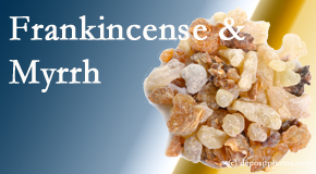 frankincense and myrrh picture for Juneau anti-inflammatory, anti-tumor, antioxidant effects