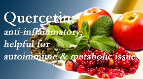 Aurora Chiropractic Center explains the benefits of quercetin for autoimmune, metabolic, and inflammatory diseases. 
