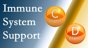 Aurora Chiropractic Center presents details about the benefits of vitamins C and D for the immune system to fight infection. 