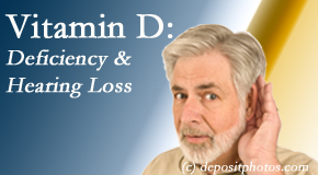 Aurora Chiropractic Center presents new research about low vitamin D levels and hearing loss. 