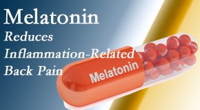Aurora Chiropractic Center presents new findings that melatonin interrupts the inflammatory process in disc degeneration that causes back pain.