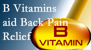 Aurora Chiropractic Center may include B vitamins in the Juneau chiropractic treatment plan of back pain sufferers. 