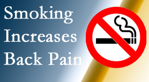 Aurora Chiropractic Center explains that smoking heightens the pain experience especially spine pain and headache.