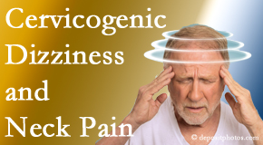 Aurora Chiropractic Center recognizes that there may be a link between neck pain and dizziness and offers potentially relieving care.
