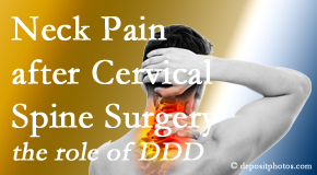 Aurora Chiropractic Center offers gentle treatment for neck pain after neck surgery.