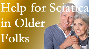 Older back pain and leg pain sufferers feel understood and are helped at Aurora Chiropractic Center. 