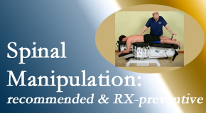Aurora Chiropractic Center delivers recommended spinal manipulation which may help reduce the need for benzodiazepines.