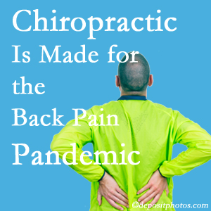 Juneau chiropractic care at Aurora Chiropractic Center is prepared for the pandemic of low back pain. 