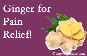 Juneau chronic pain and osteoarthritis pain patients will want to check out ginger for its many varied benefits not least of which is pain reduction. 