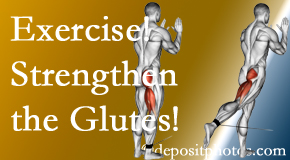 Juneau chiropractic care at Aurora Chiropractic Center incorporates exercise to strengthen glutes.