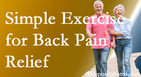 Aurora Chiropractic Center encourages simple exercise as part of the Juneau chiropractic back pain relief plan.