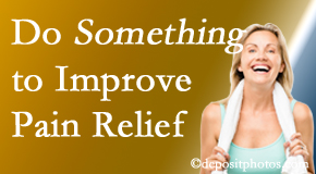 Aurora Chiropractic Center urges back pain patients to do something to exercise. Doing nothing raises the risk of worse pain and disease progression.