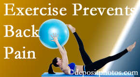 Aurora Chiropractic Center encourages Juneau back pain prevention with exercise.