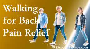 Aurora Chiropractic Center often recommends walking for Juneau back pain sufferers.