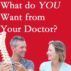 Juneau chiropractic at Aurora Chiropractic Center includes examination, diagnosis, treatment, and listening!
