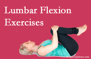 picture of Juneau chiropractic flexion exercise (knee to chest)