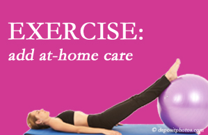 Aurora Chiropractic Center presents a new study highlighting the benefit of adding at-home exercise to in-office treatment for neck pain relief.