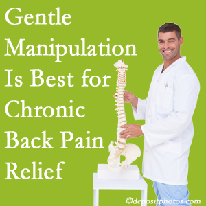 Gentle Juneau chiropractic treatment of chronic low back pain is superior. 