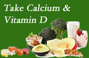 Aurora Chiropractic Center urges osteoporotic and osteoarthritic patients to take calcium and vitamin D to prevent fractures and save money.