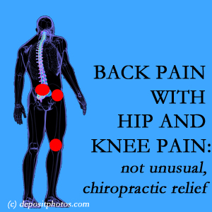 Juneau back pain, hip and knee osteoarthritis often appear together, and Aurora Chiropractic Center can help. 