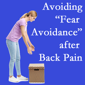 Juneau chiropractic care encourages back pain patients to resist the urge to avoid normal spine motion once they are through their pain.