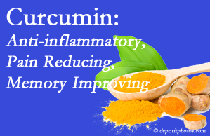 Juneau chiropractic nutrition integration is important, especially when curcumin is shown to be an anti-inflammatory benefit.