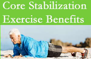 Aurora Chiropractic Center presents support for core stabilization exercises at any age in the management and prevention of back pain. 