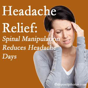 Juneau chiropractic care at Aurora Chiropractic Center may reduce headache days each month.