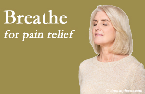 Aurora Chiropractic Center shares how important slow deep breathing is in pain relief.